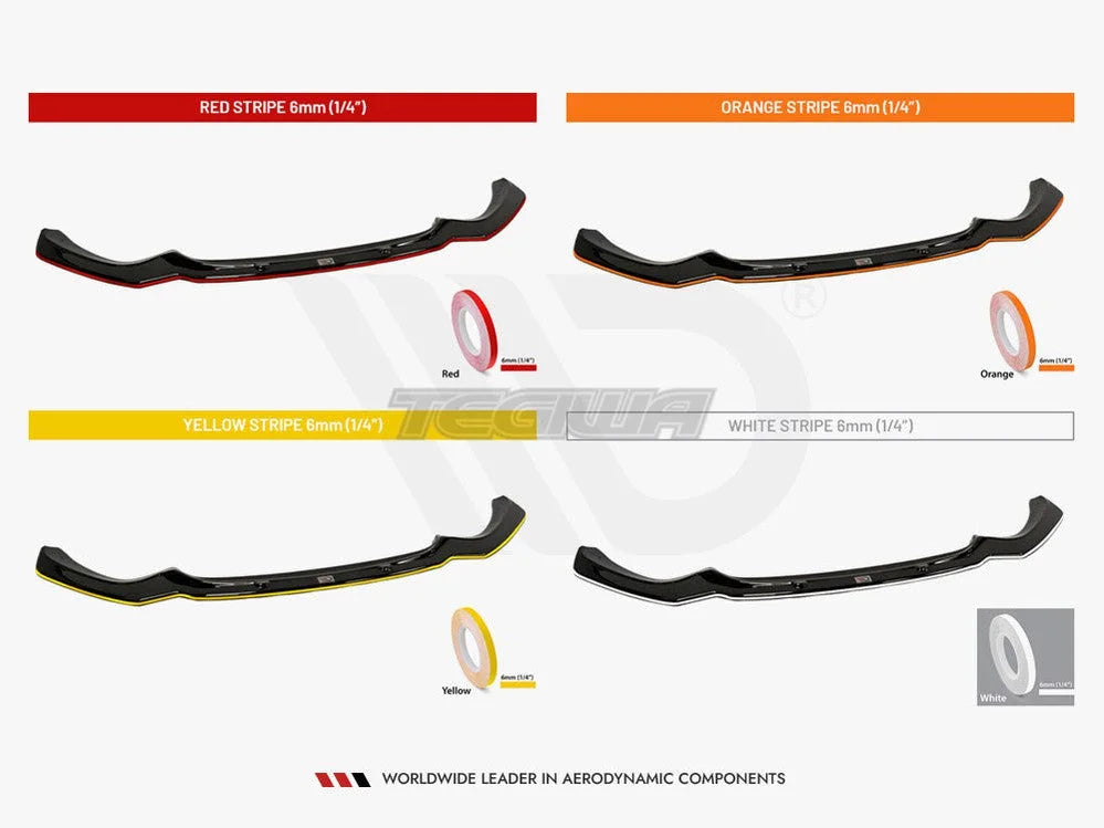 Maxton Design Front Splitter V.2 Audi SQ5 Q5 S-Line SUV Sportback Mk2 Facelift