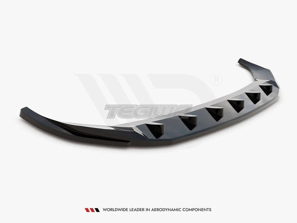 Maxton Design Front Splitter V.2 Audi SQ5 Q5 S-Line SUV Sportback Mk2 Facelift