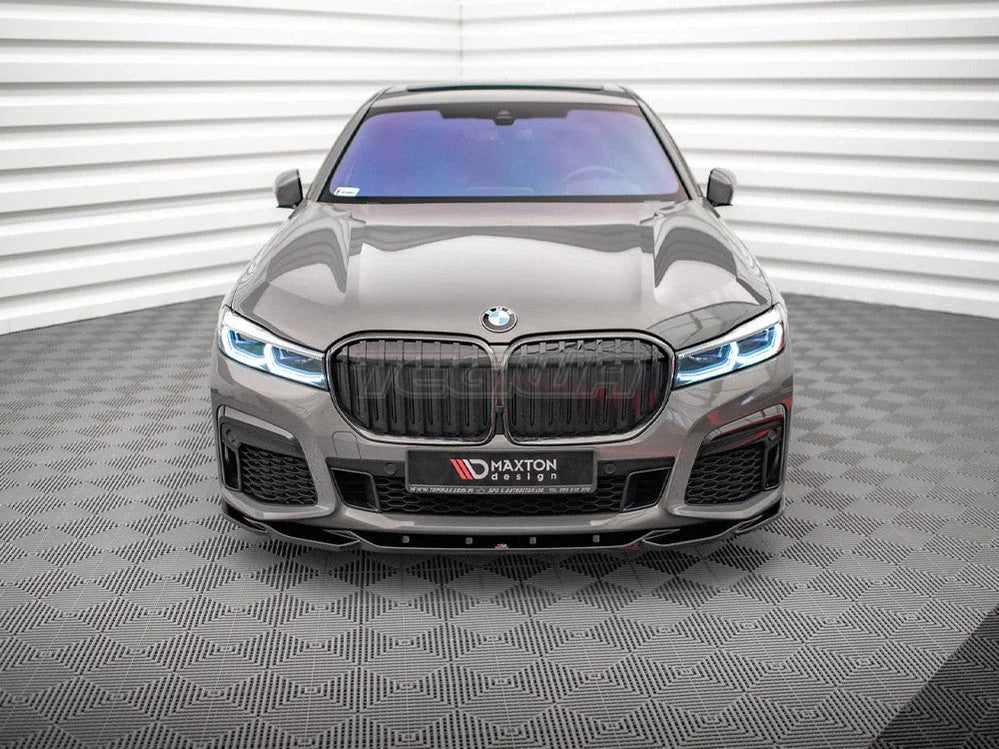 Maxton Design Front Splitter V.2 BMW 7-Series G11 M-pack Facelift 2019-