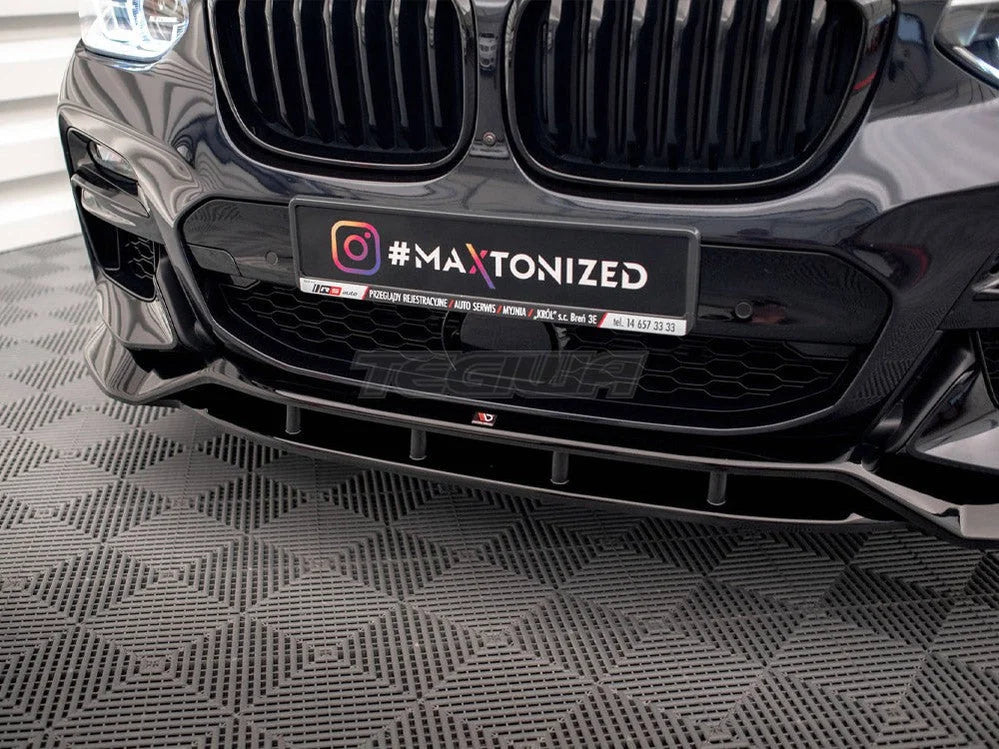 Maxton Design Front Splitter V.2 BMW X3 M40d M40i M-Pack G01