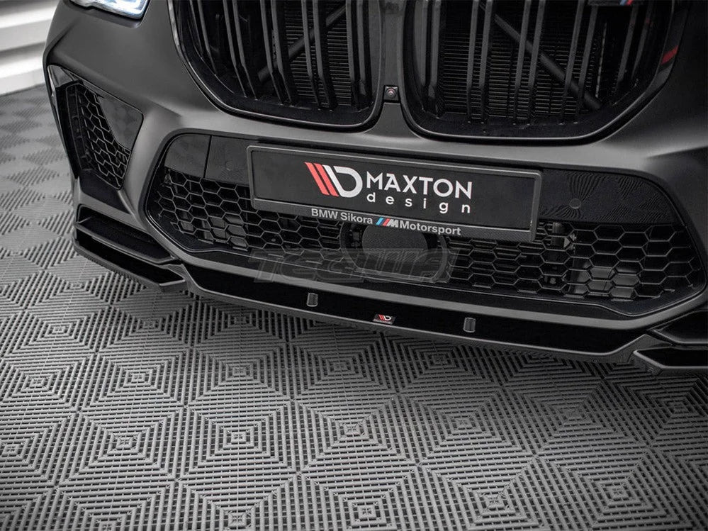 Maxton Design Front Splitter V.2 BMW X5M F95 2018-