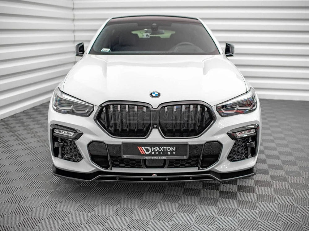 Maxton Design Front Splitter V.2 BMW X6 M-pack G06 2019-