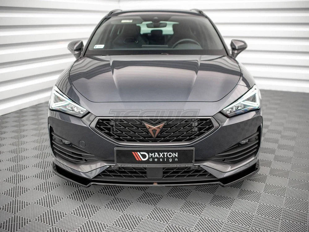 Maxton Design Front Splitter V.2 Cupra Leon 2020-