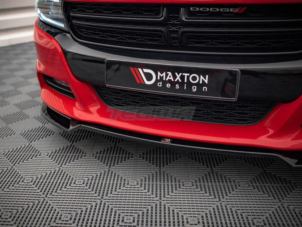 Maxton Design Front Splitter V.2 Dodge Charger RT MK7 Facelift 2014-