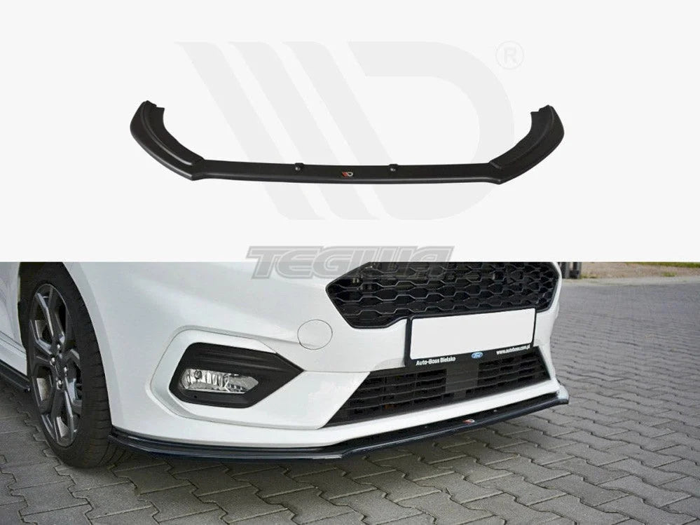 Maxton Design Front Splitter V.2 Fiesta MK8 ST ST-Line 2017-