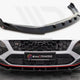 Maxton Design Front Splitter V.2 + Flaps Hyundai Kona N Mk1