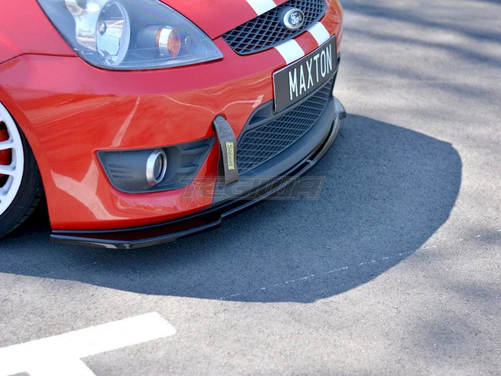 Maxton Design Front Splitter V.2 Ford Fiesta MK 6 St zetec S 09-07