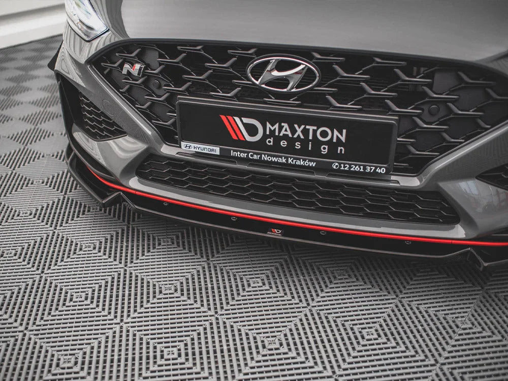 Maxton Design Front Splitter V.2 Hyundai I30 N Hatchback fastback MK3 Facelift 2020-