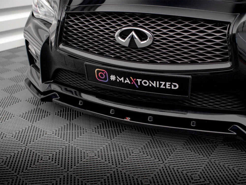 Maxton Design Front Splitter V.2 Infiniti Q50 S Mk1