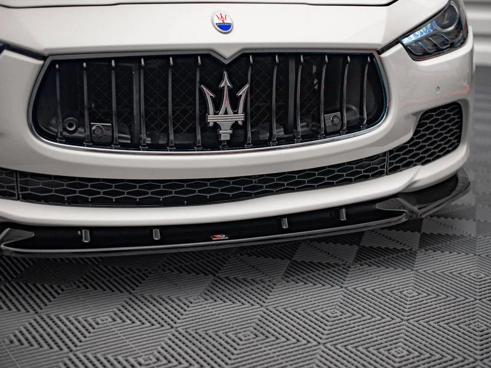 Maxton Design Front Splitter V.2 Maserati Ghibli MK3 13-17