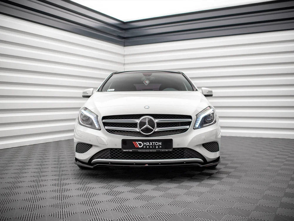 Maxton Design Front Splitter V.2 Mercedes A W176 12-15