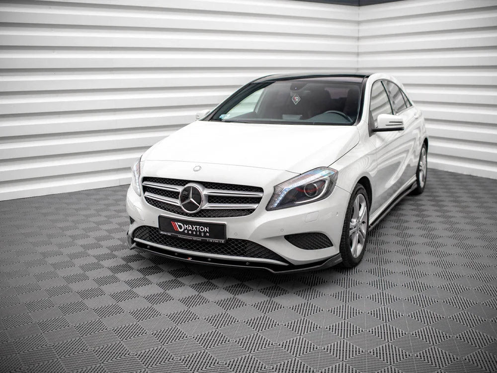 Maxton Design Front Splitter V.2 Mercedes A W176 12-15