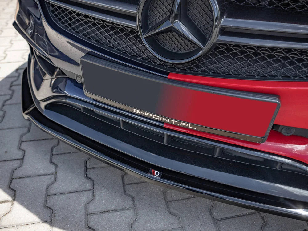 Maxton Design Front Splitter V.2 Mercedes A45 AERO W176 Facelift 14-18