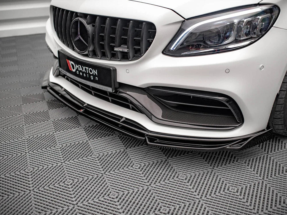 Maxton Design Front Splitter V.2 Mercedes-amg C63 Coupe C205 Facelift 18-21