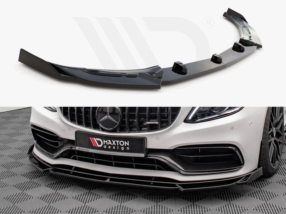 Maxton Design Front Splitter V.2 Mercedes-amg C63 Coupe C205 Facelift 18-21