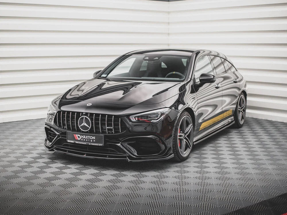 Maxton Design Front Splitter V.2 Mercedes-amg CLA 45 AERO C118 2019-
