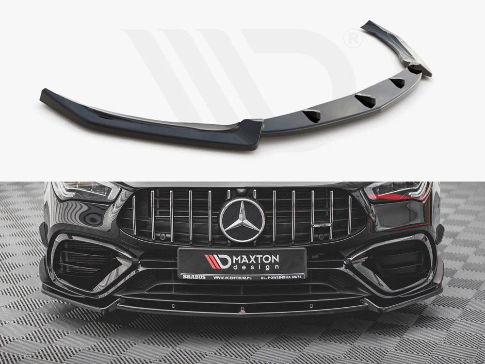 Maxton Design Front Splitter V.2 Mercedes-amg CLA 45 AERO C118 2019-
