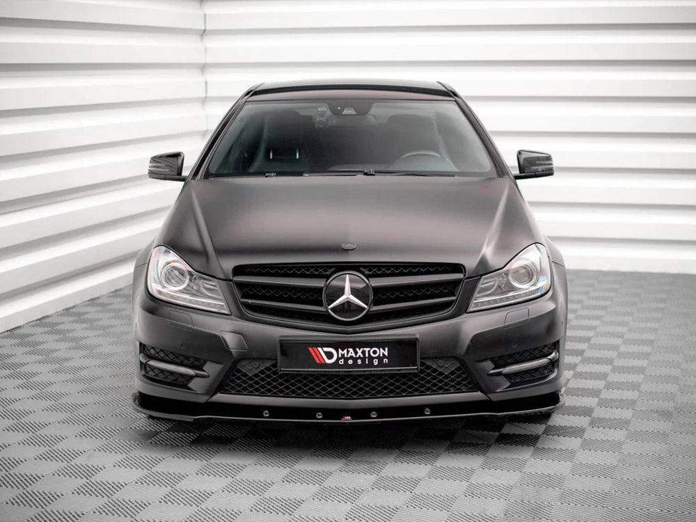 Maxton Design Front Splitter V.2 Mercedes C Coupe AMG-Line C204
