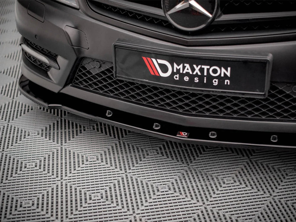Maxton Design Front Splitter V.2 Mercedes C Coupe AMG-Line C204