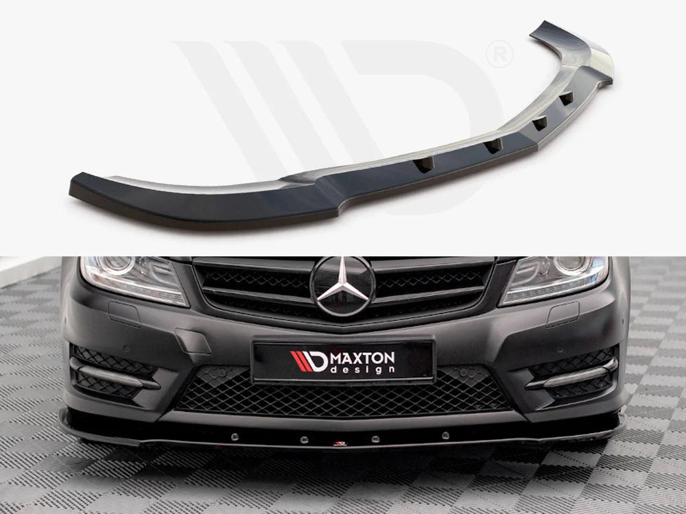 Maxton Design Front Splitter V.2 Mercedes C Coupe AMG-Line C204