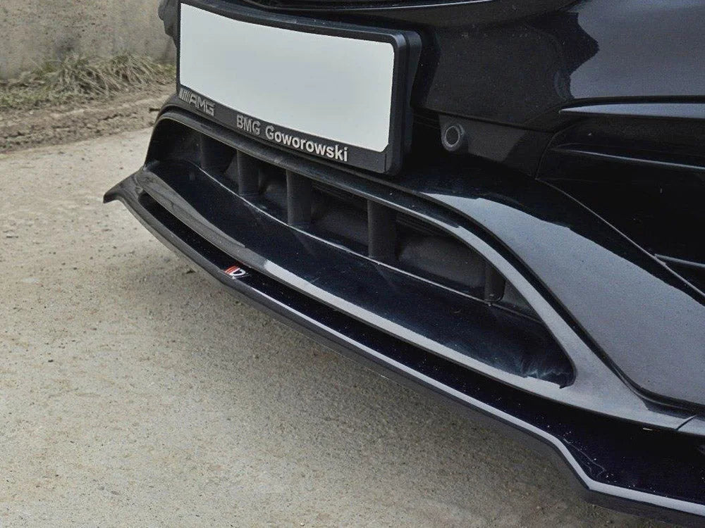 Maxton Design Front Splitter V.2 Mercedes CLA 45 AMG C117 Facelift 2017-UP