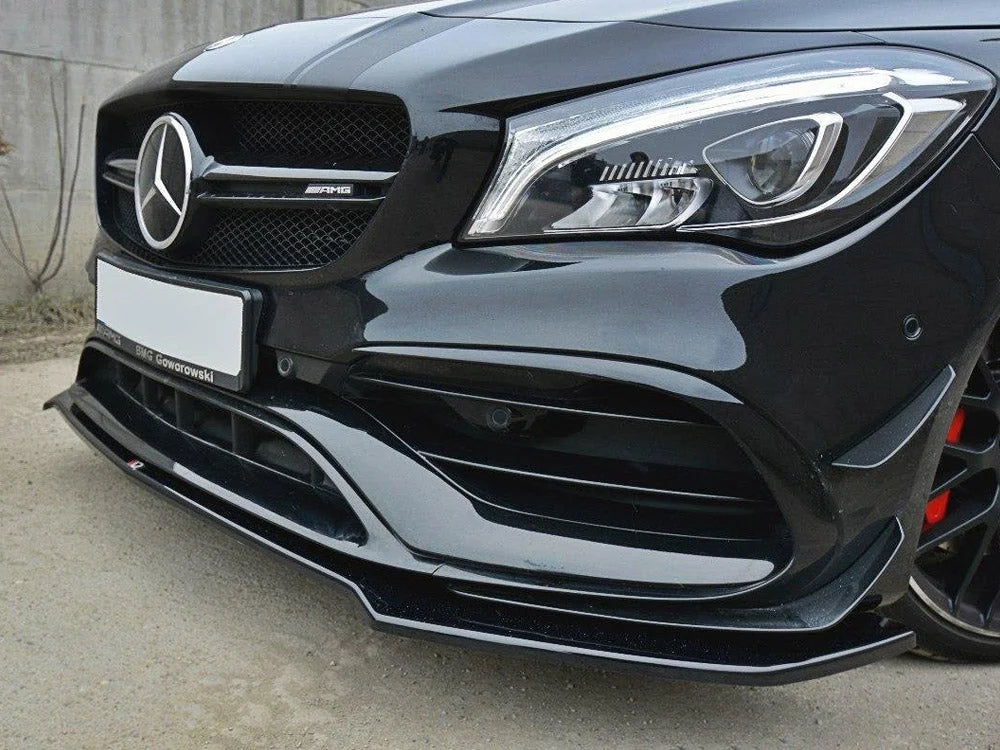 Maxton Design Front Splitter V.2 Mercedes CLA 45 AMG C117 Facelift 2017-UP
