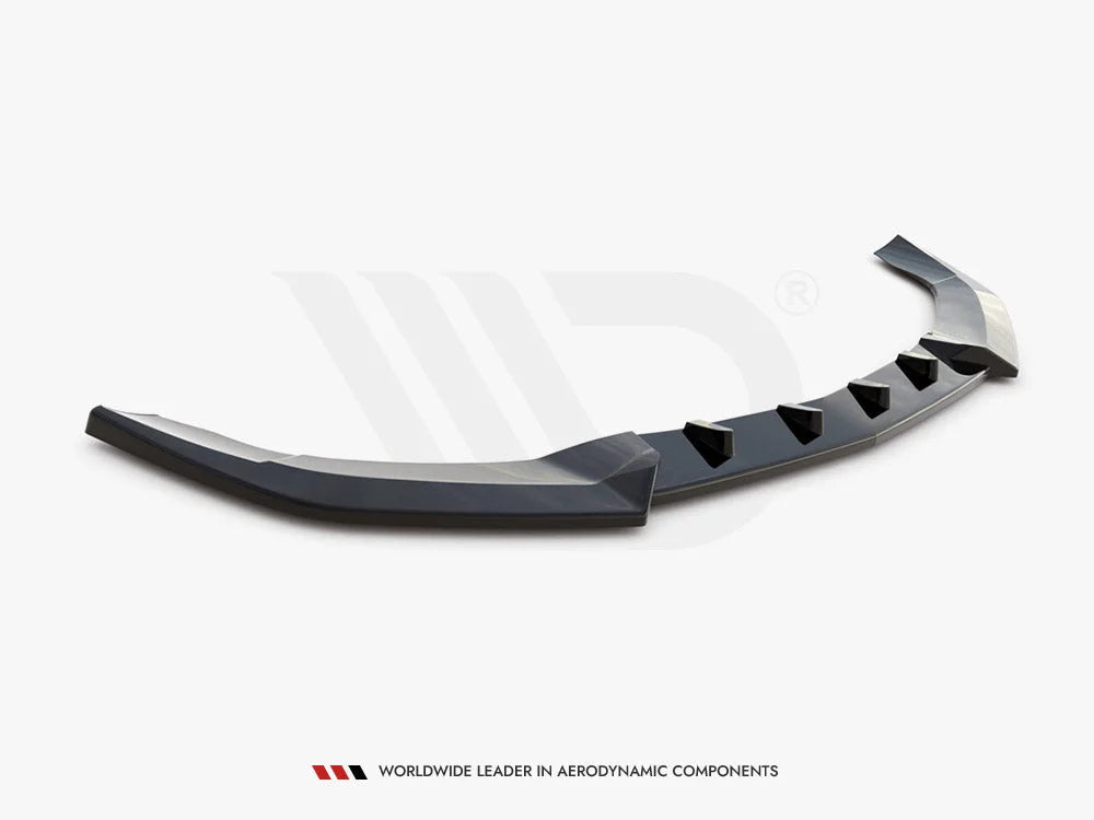 Maxton Design Front Splitter V.2 Mercedes E Amg-line Sedan W212 Facelift 12-16