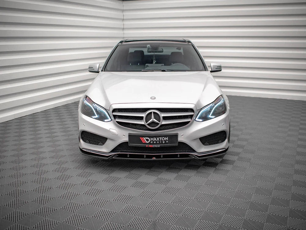 Maxton Design Front Splitter V.2 Mercedes E Amg-line Sedan W212 Facelift 12-16