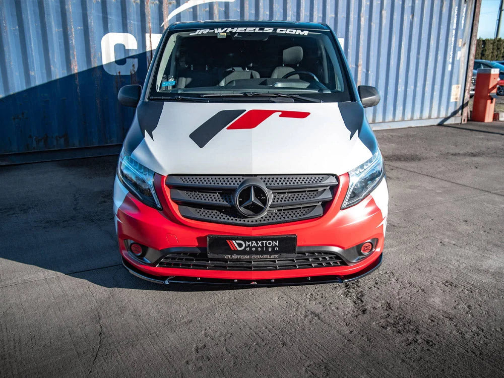 Maxton Design Front Splitter V.2 Mercedes VITO W447 Facelift 2020-