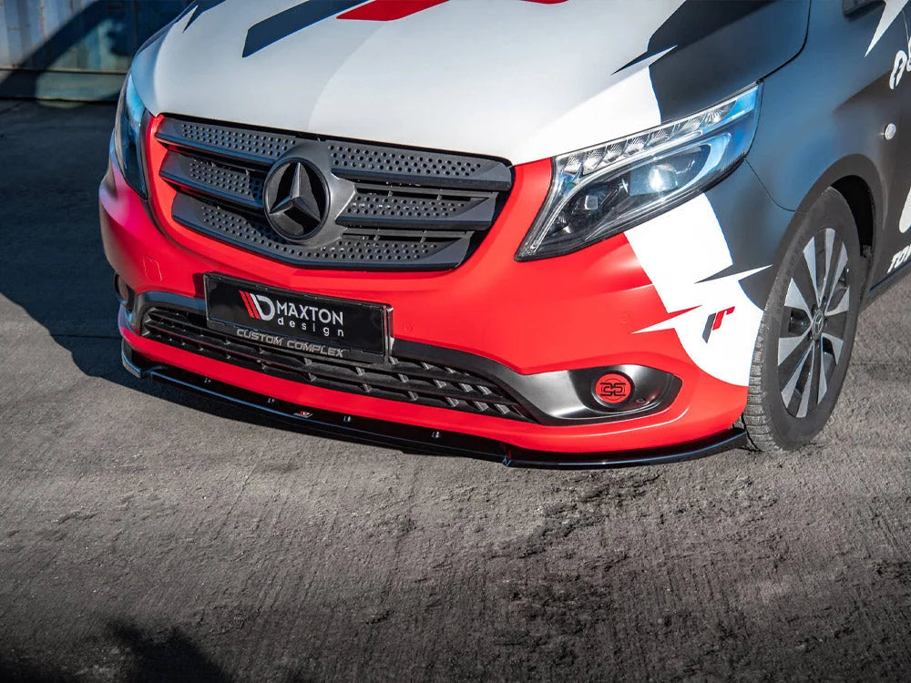 Maxton Design Front Splitter V.2 Mercedes VITO W447 Facelift 2020-