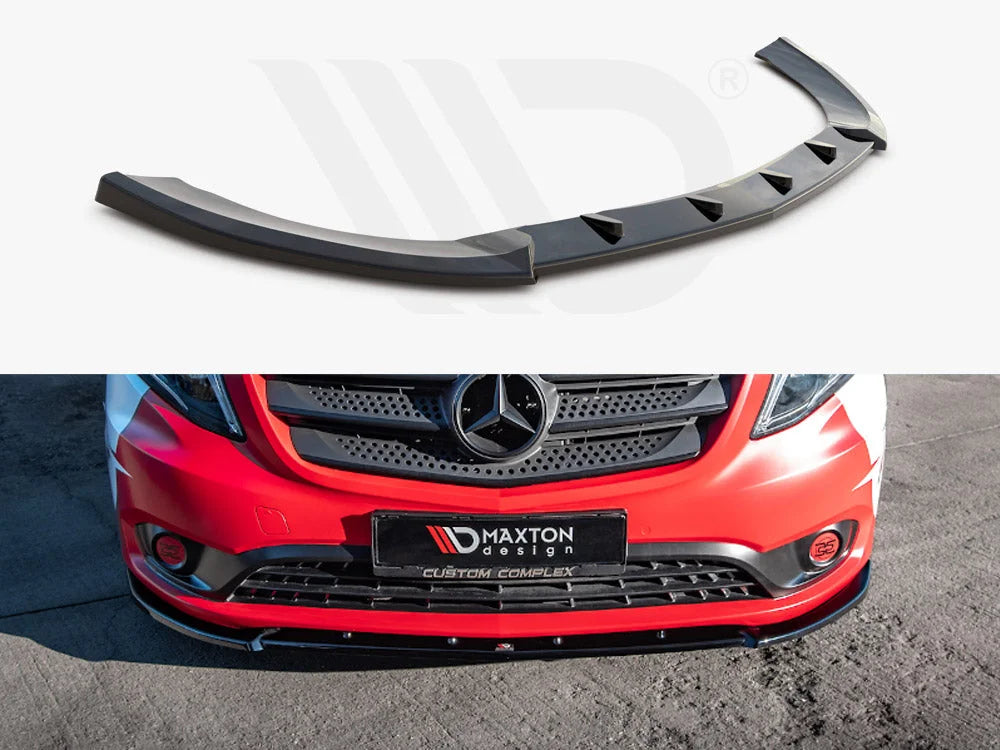 Maxton Design Front Splitter V.2 Mercedes VITO W447 Facelift 2020-