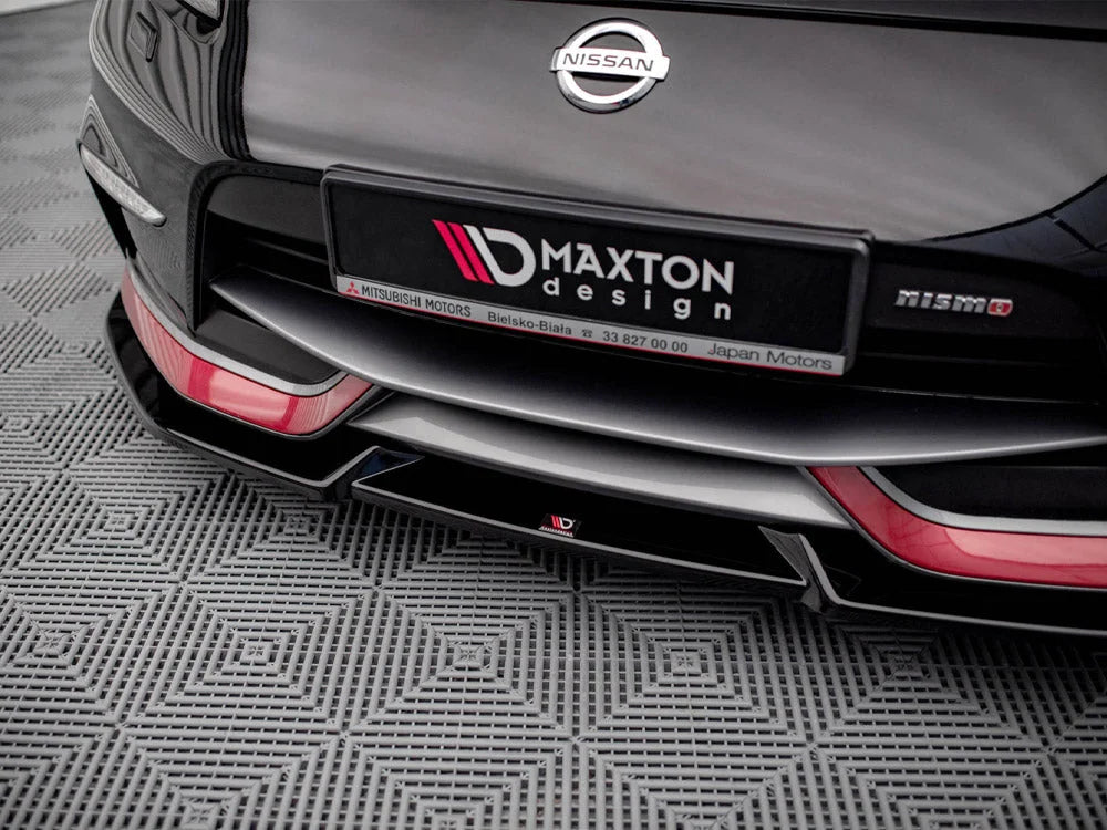 Maxton Design Front Splitter V.2 Nissan 370Z Nismo Facelift 12-20