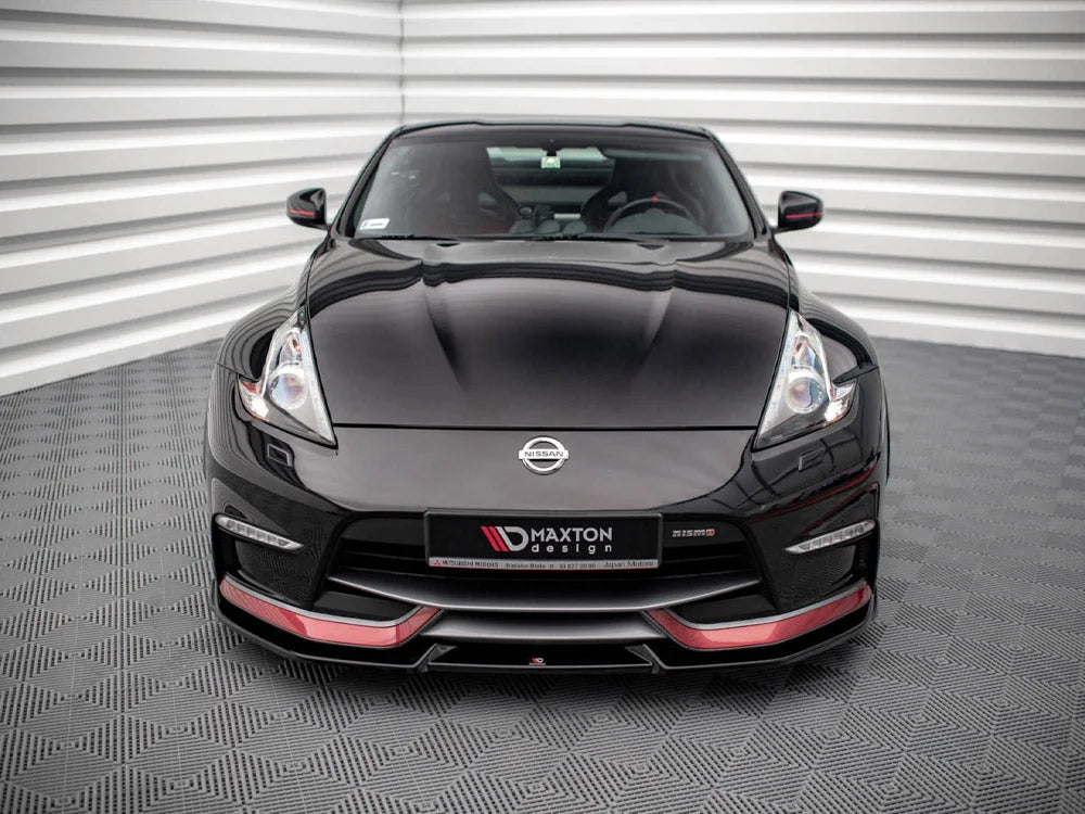 Maxton Design Front Splitter V.2 Nissan 370Z Nismo Facelift 12-20