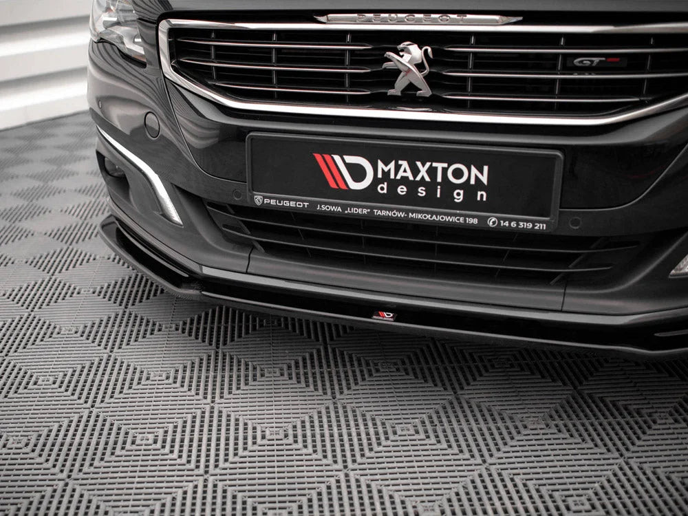 Maxton Design Front Splitter V.2 Peugeot 508 GT MK1 Facelift 14-18