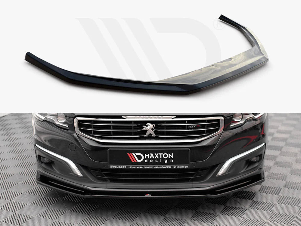 Maxton Design Front Splitter V.2 Peugeot 508 GT MK1 Facelift 14-18