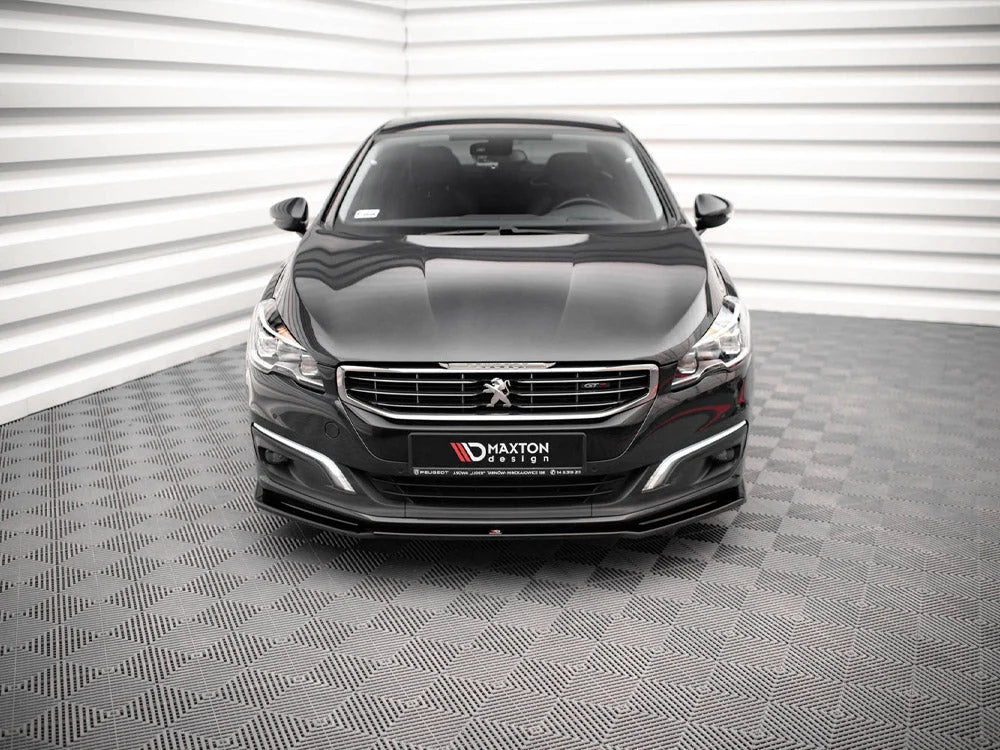 Maxton Design Front Splitter V.2 Peugeot 508 GT MK1 Facelift 14-18