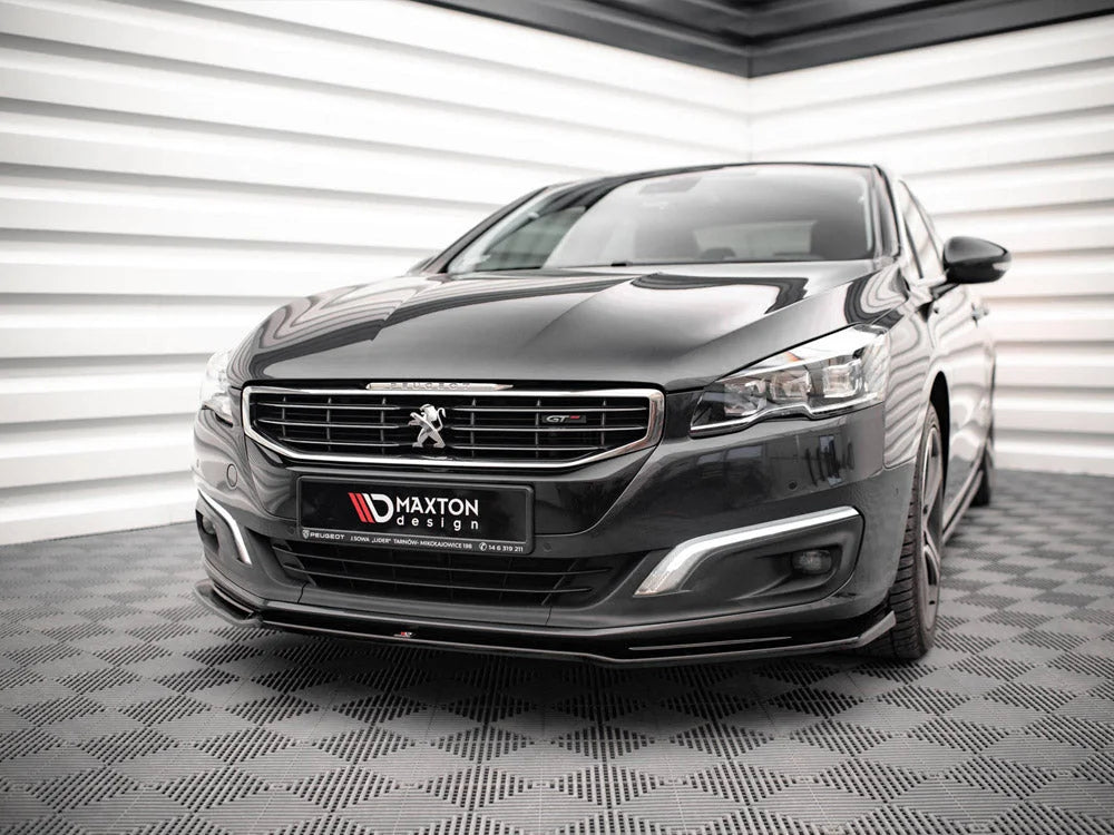 Maxton Design Front Splitter V.2 Peugeot 508 GT MK1 Facelift 14-18