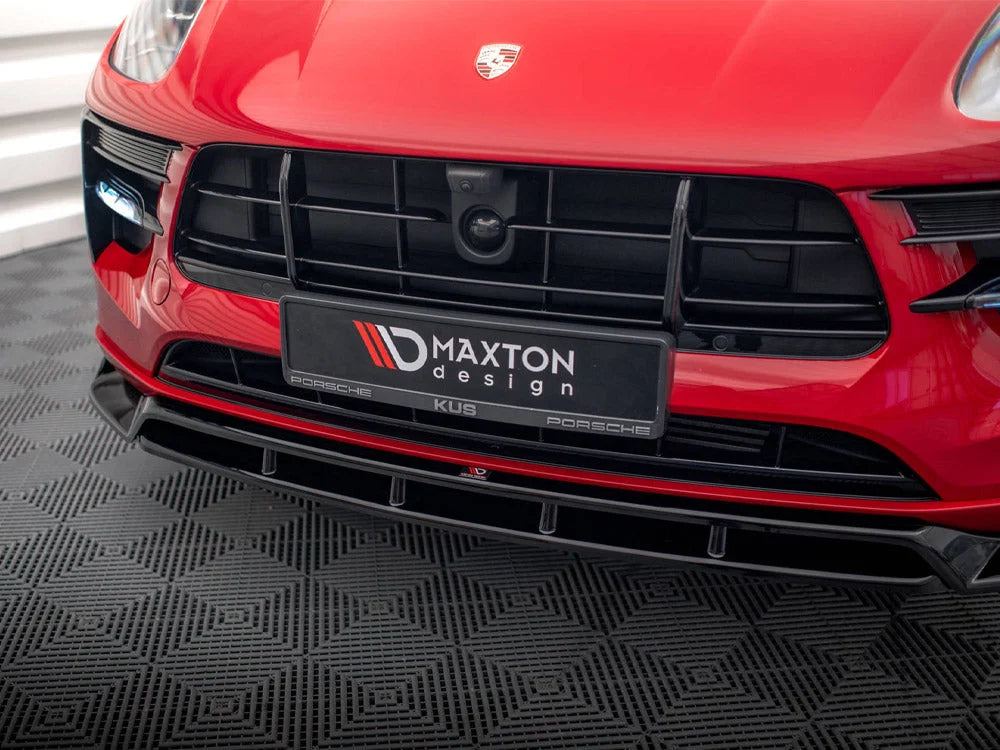 Maxton Design Front Splitter V.2 Porsche Macan Mk1 Facelift