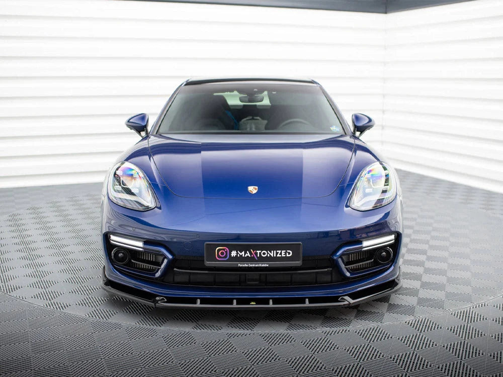 Maxton Design Front Splitter V.2 Porsche Panamera E-Hybrid 971 Facelift