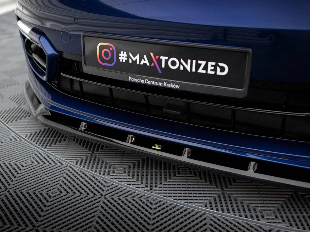Maxton Design Front Splitter V.2 Porsche Panamera E-Hybrid 971 Facelift