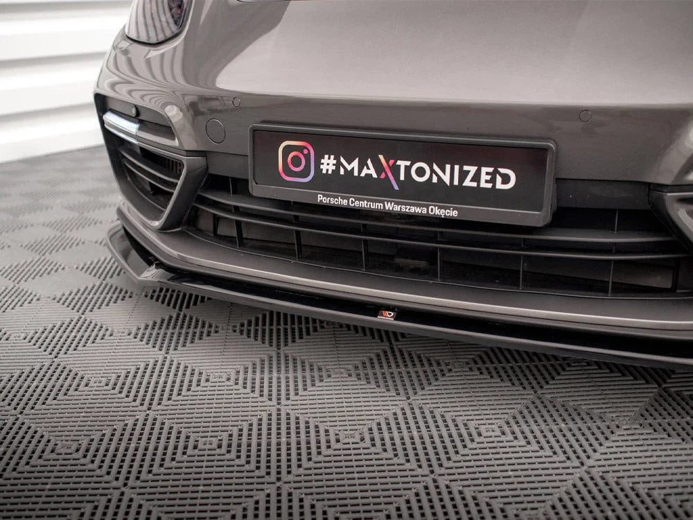 Maxton Design Front Splitter V.2 Porsche Panamera E-Hybrid 971
