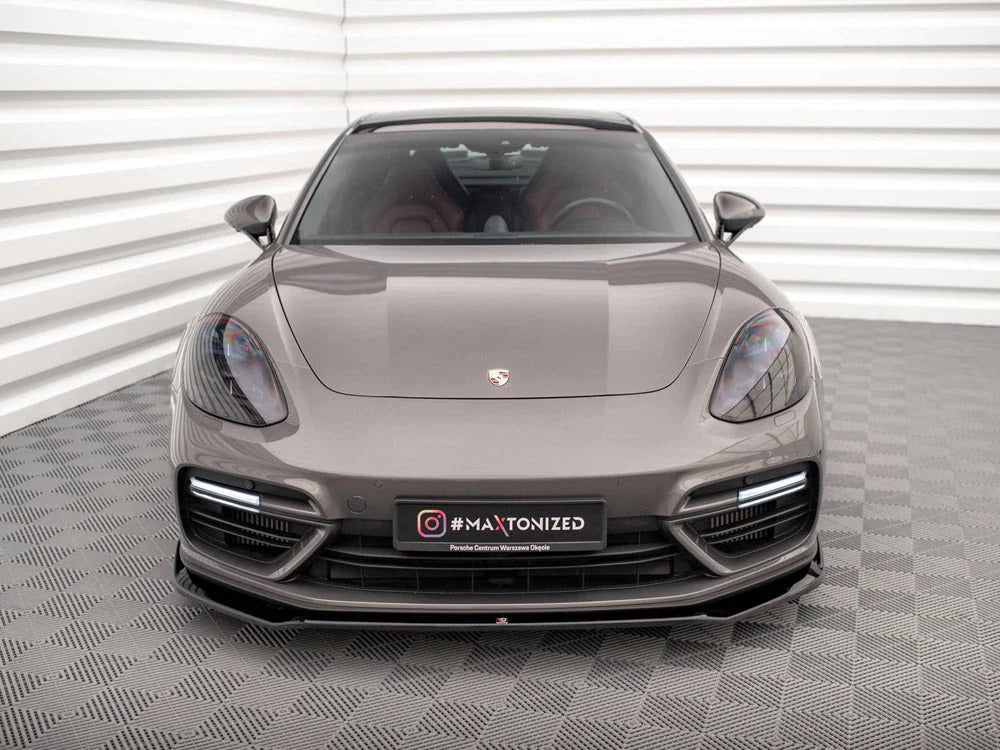 Maxton Design Front Splitter V.2 Porsche Panamera E-Hybrid 971