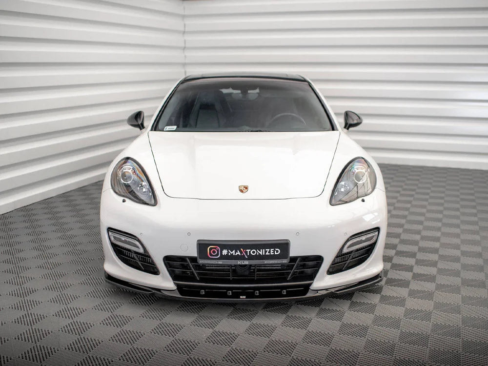 Maxton Design Front Splitter V.2 Porsche Panamera Turbo Sport Design Package 970