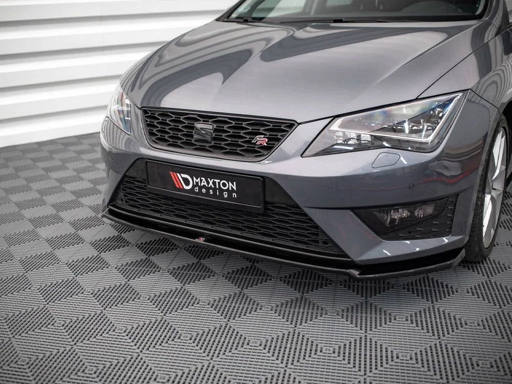 Maxton Design Front Splitter V.2 Seat Leon FR Cupra MK3 12-16