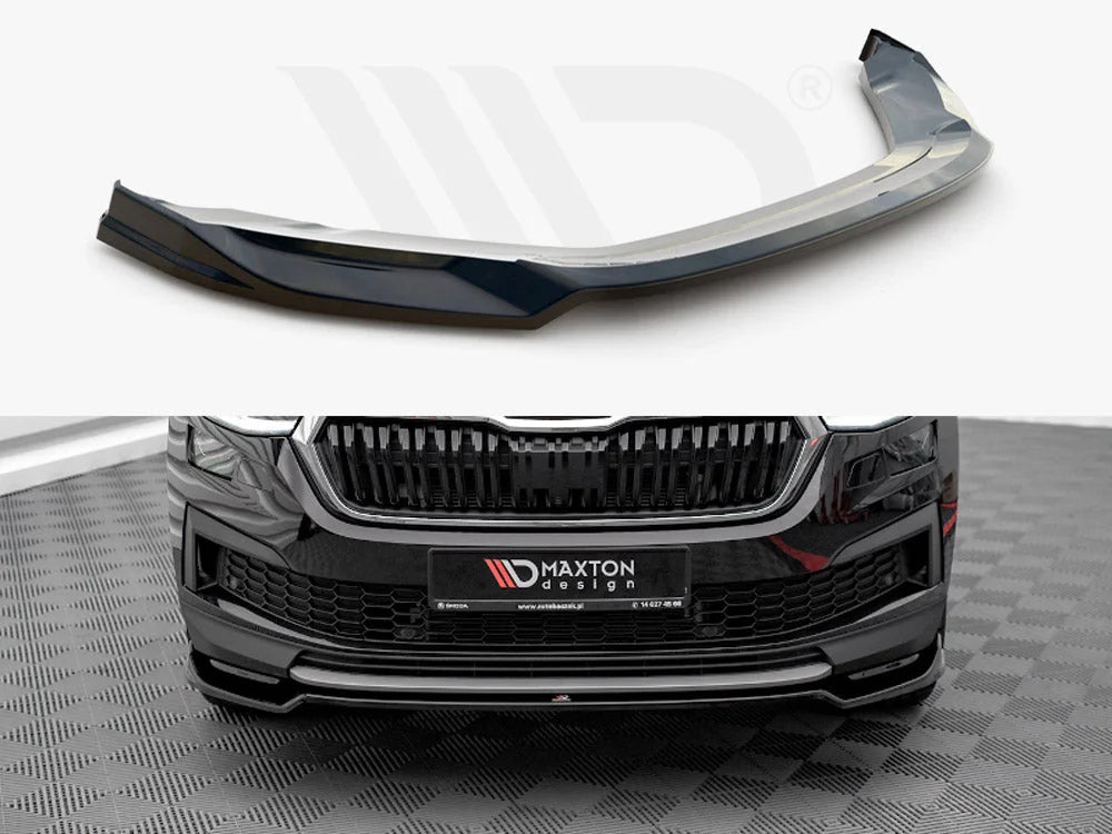 Maxton Design Front Splitter V.2 Skoda Kodiaq MK1 Facelift 2021-