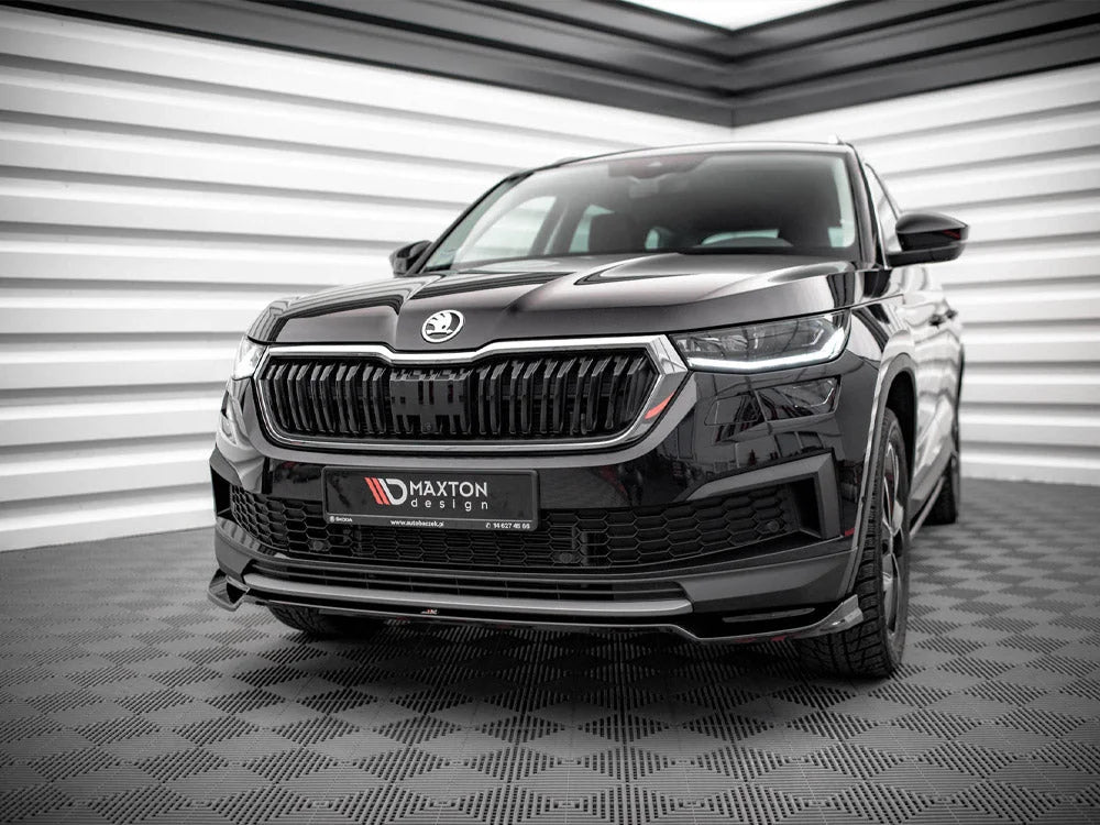 Maxton Design Front Splitter V.2 Skoda Kodiaq MK1 Facelift 2021-