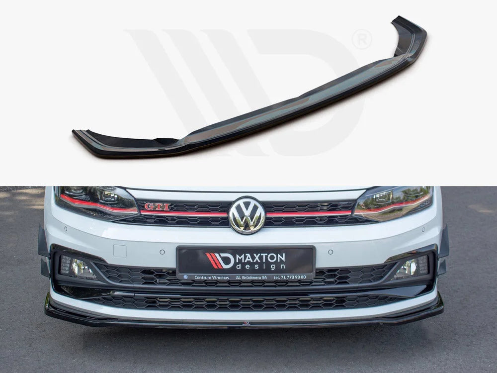 Maxton Design Front Splitter V.2 Volkswagen Polo MK6 GTI 17-21