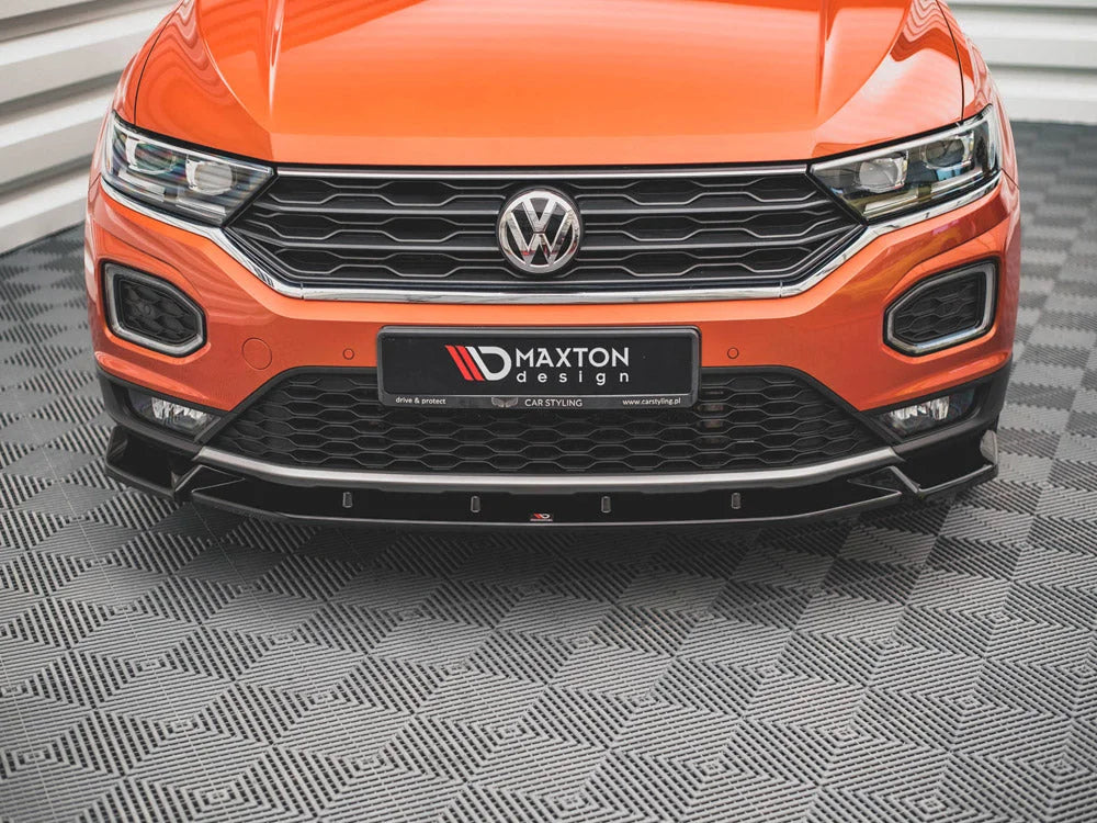 Maxton Design Front Splitter V.2 Volkswagen T-roc MK1 2017-