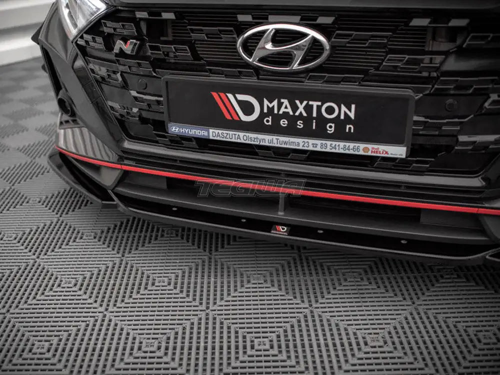 Maxton Design Front Splitter V.3 Hyundai I20 N MK3 2020-