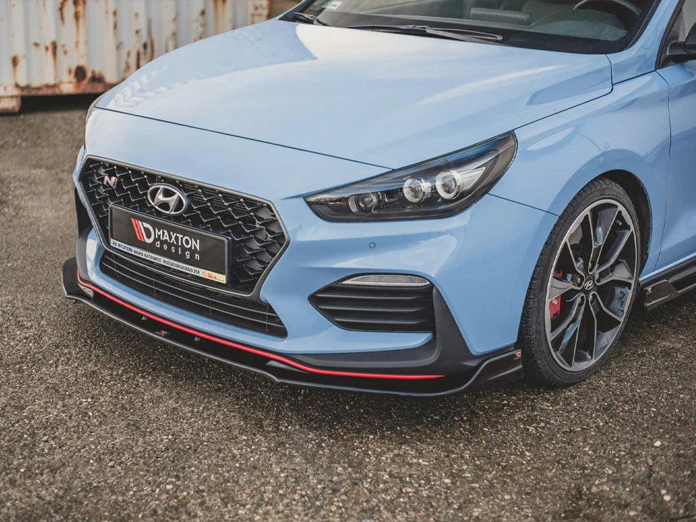 Maxton Design Front Splitter V.3 Hyundai I30 N MK3 Hatchback Fastback 17-20